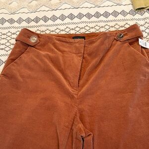 Talbots Cinnamon Wide Leg Corduroy Pants